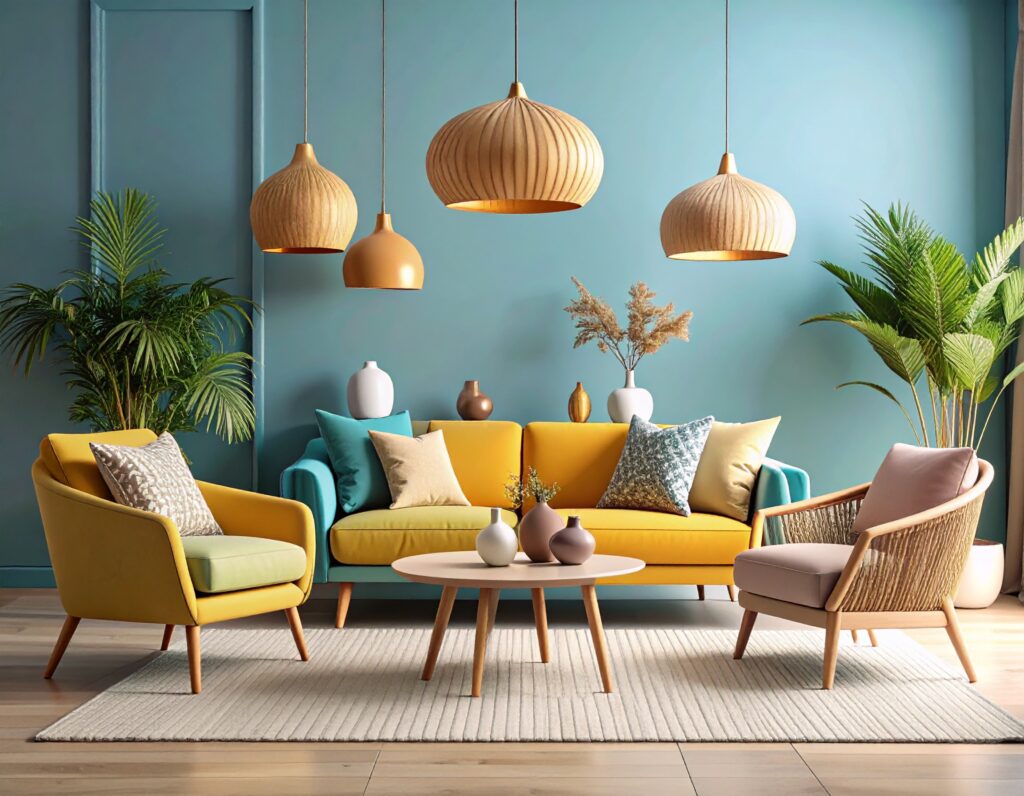 En la decoración de interiores, Colores de temporada 2025 se enfocan en la naturaleza, la calidez y la sofisticación.